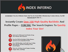 Tablet Screenshot of indexinferno.com